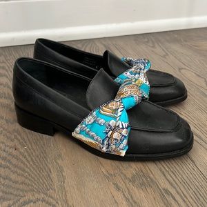 Jeffrey Campbell Loafers with silk knot detail